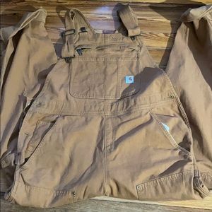 Carhartt twill overalls